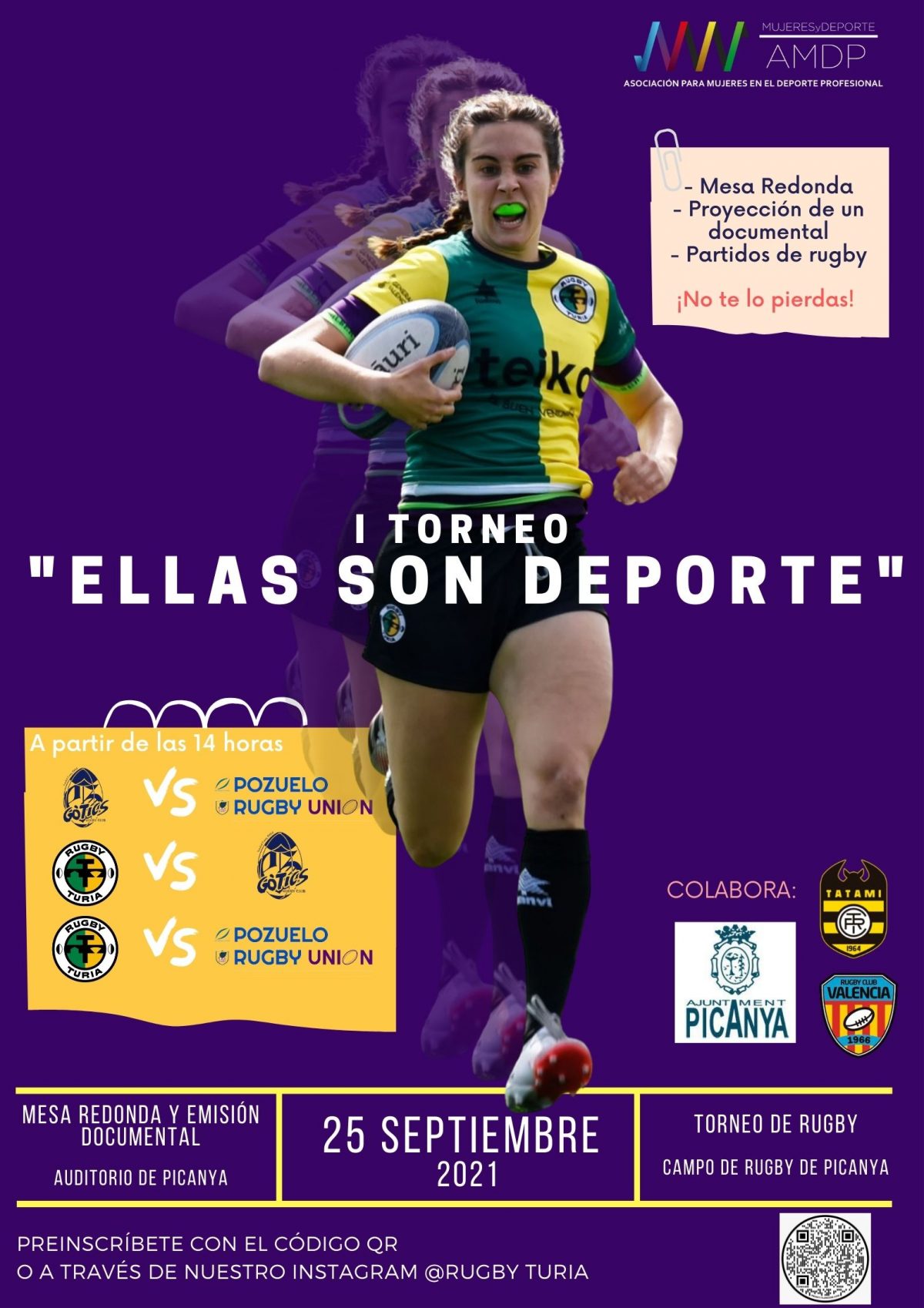 I Edición Torneo Ellas son deporte organizado por Rugby Turia